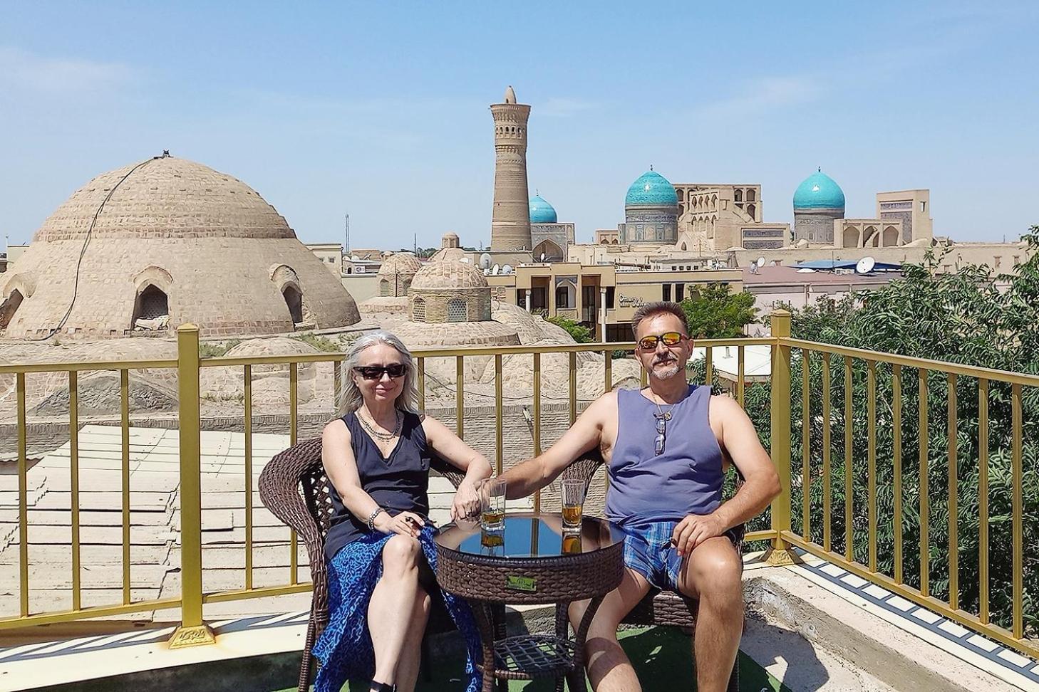 Nanosh East Hotel Buchara Exteriér fotografie